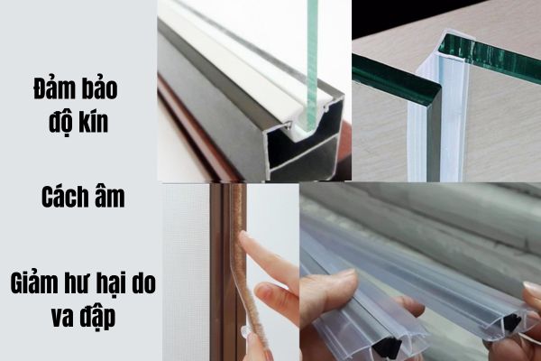 Cách chọn gioăng cửa nhôm kính từng loại theo hệ nhôm